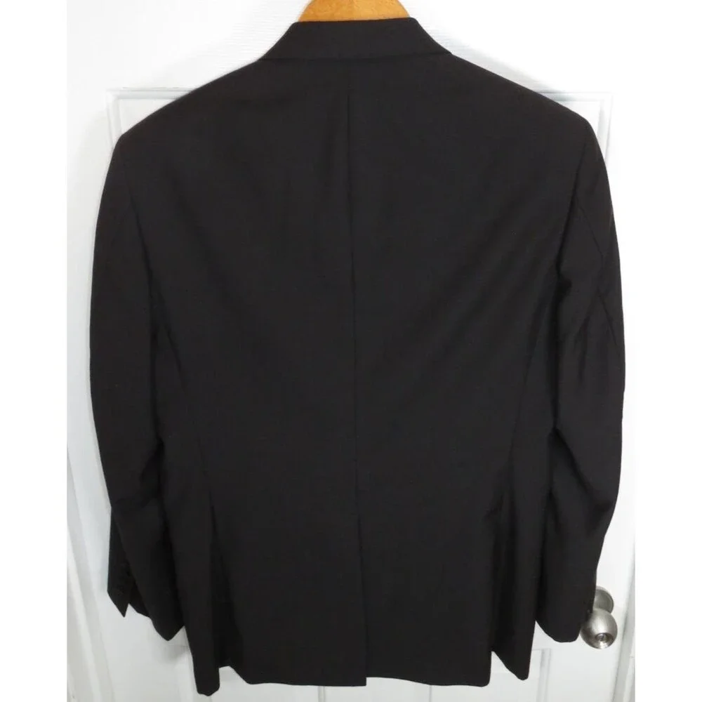 Brooks Brothers 1818 Tuxedo Jacket Mens 40R Madison 100% Wool Black